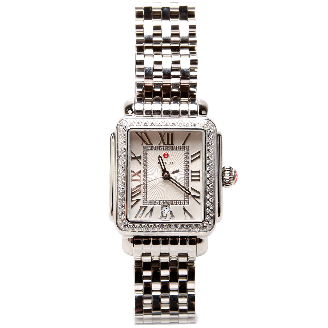Deco With 0.71CW Diamond Watch Silver