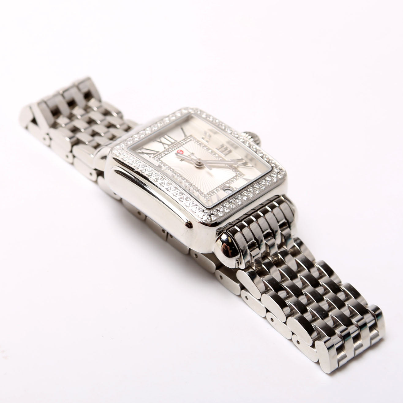 Deco With 0.71CW Diamond Watch Silver