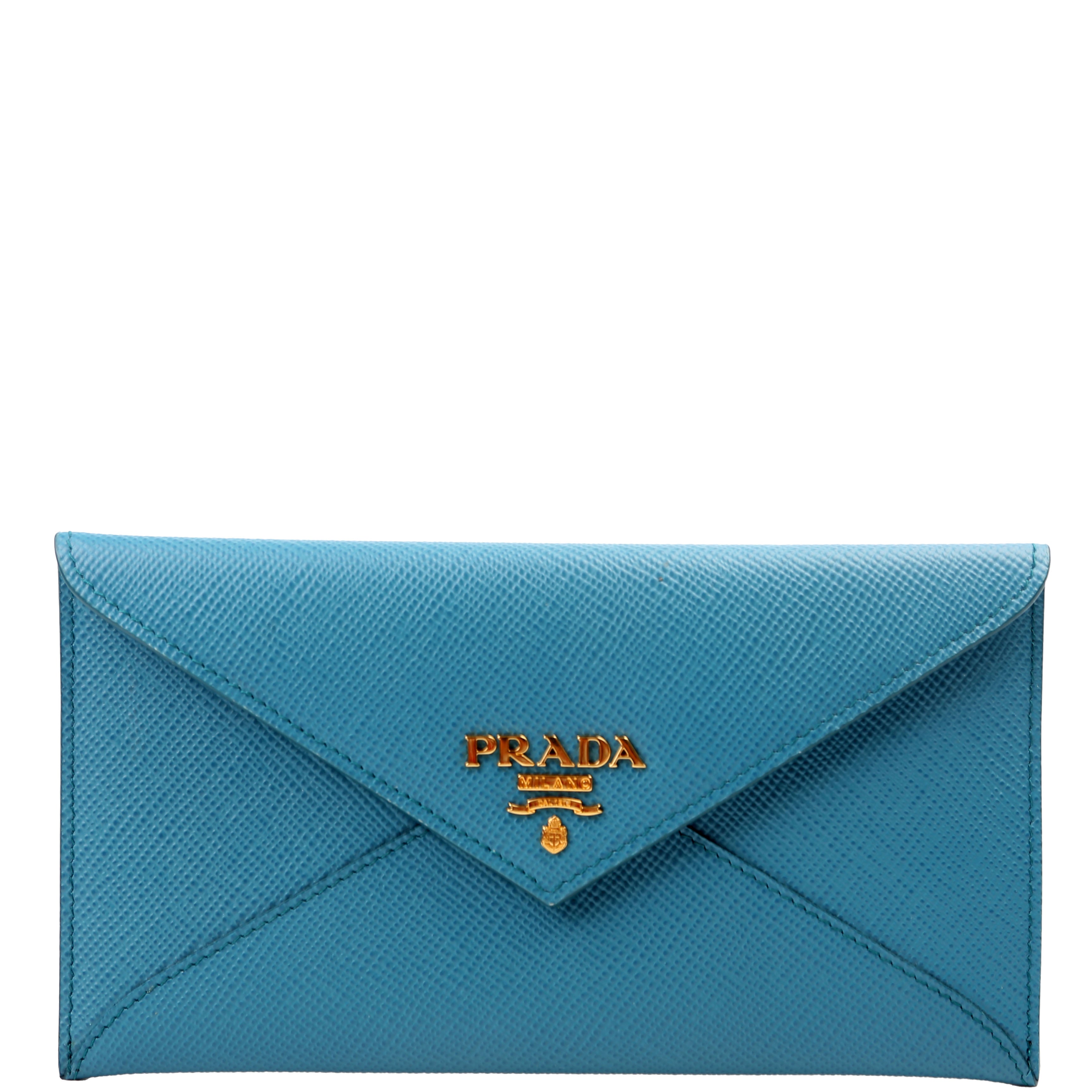 Saffiano Envelope Wallet Teal