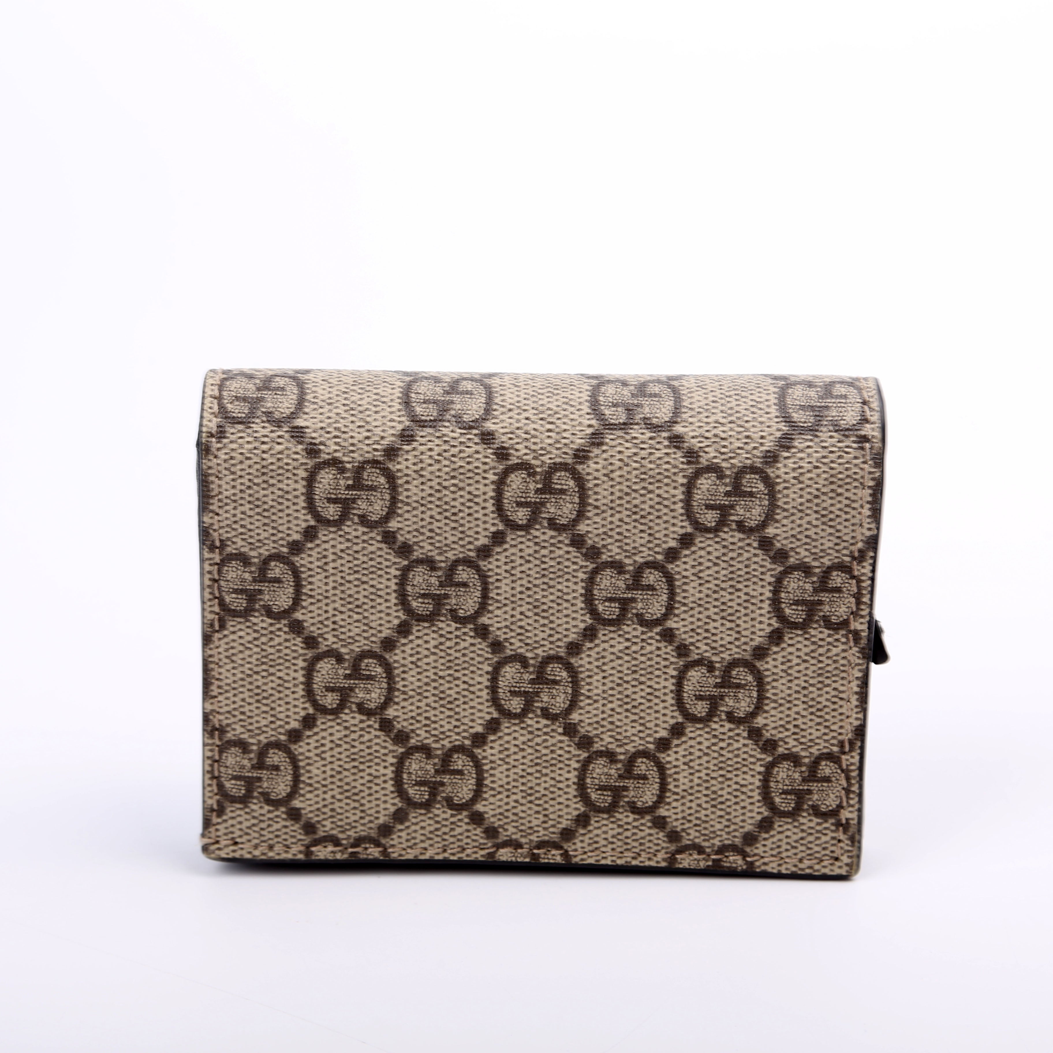 Gucci 658610 GG Supreme Marmont Card Case Black