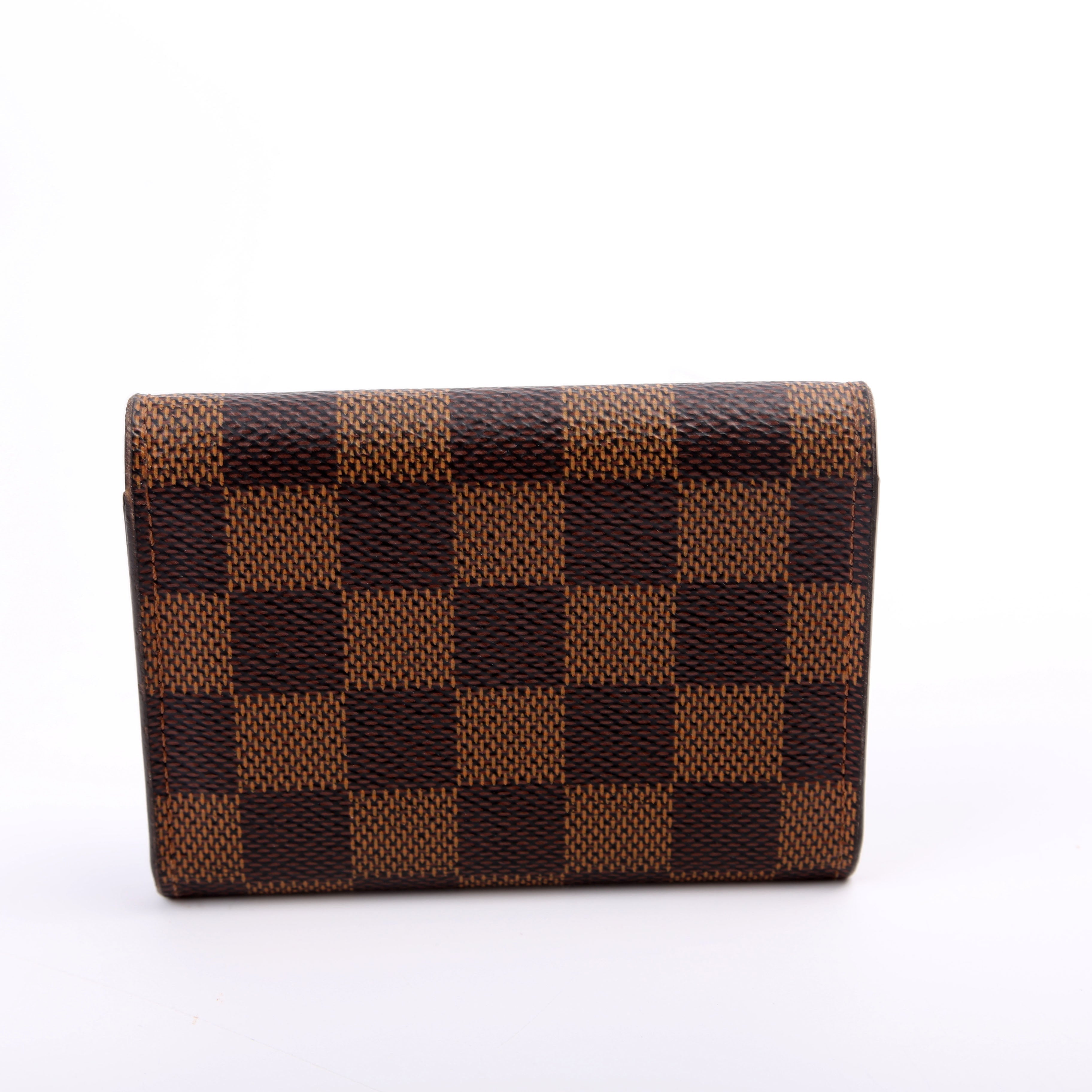 Rosalie Coin Purse Damier Ebene Pink