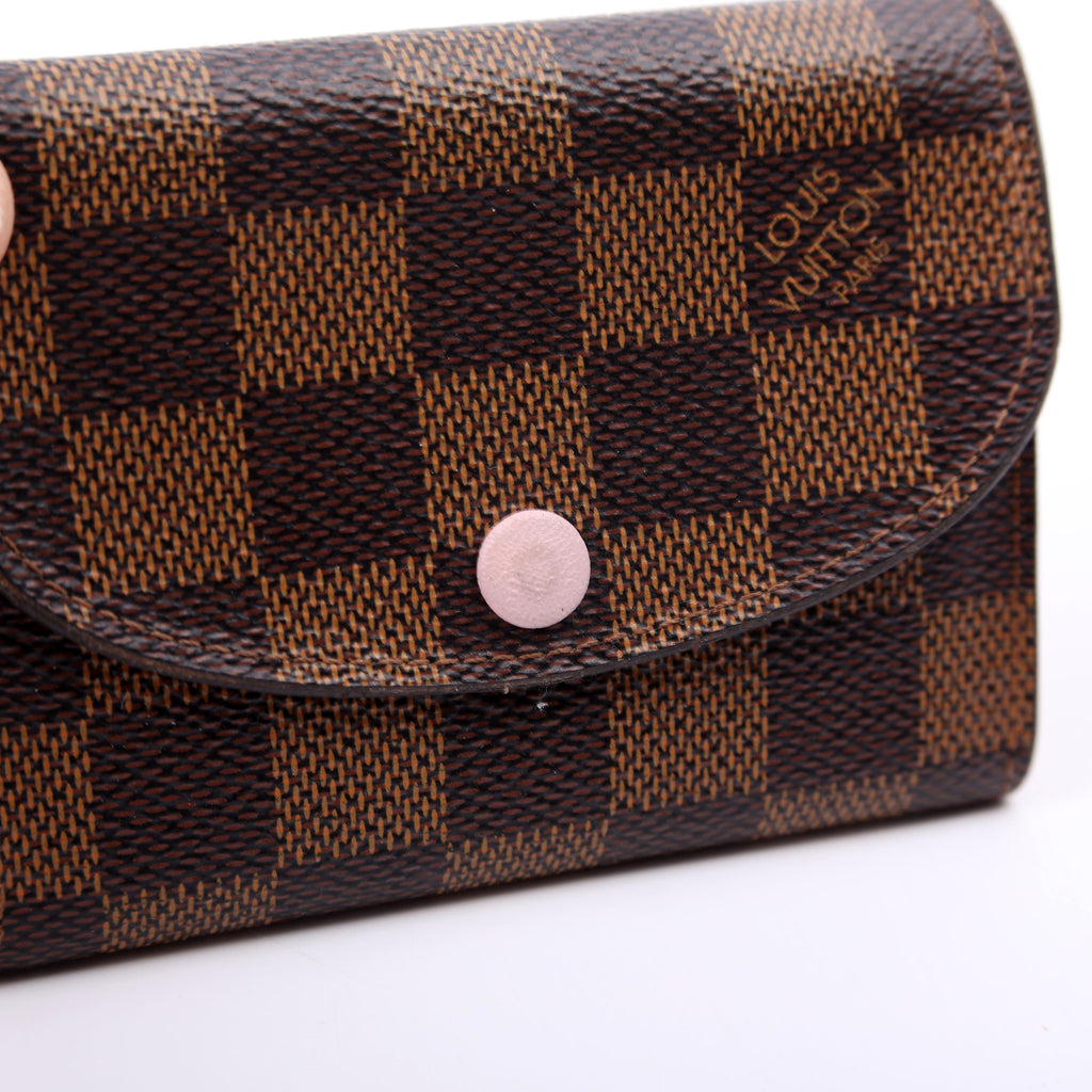 Rosalie Coin Purse Damier Ebene Pink
