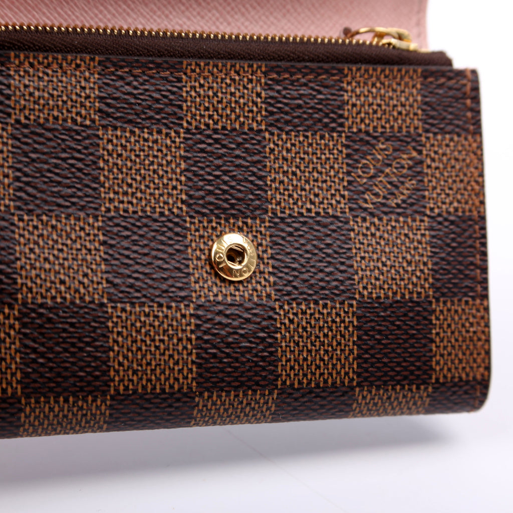 Rosalie Coin Purse Damier Ebene Pink