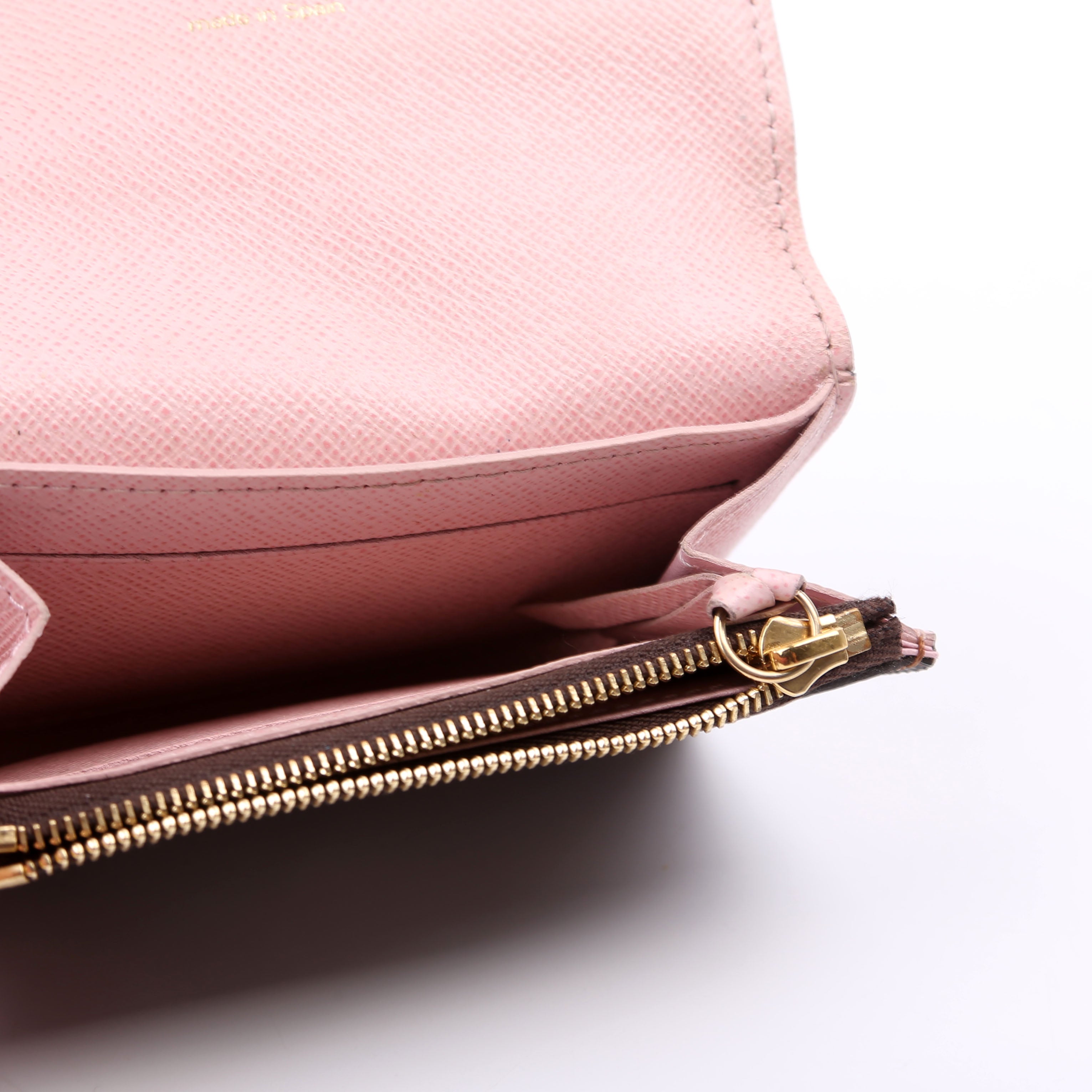 Rosalie Coin Purse Damier Ebene Pink