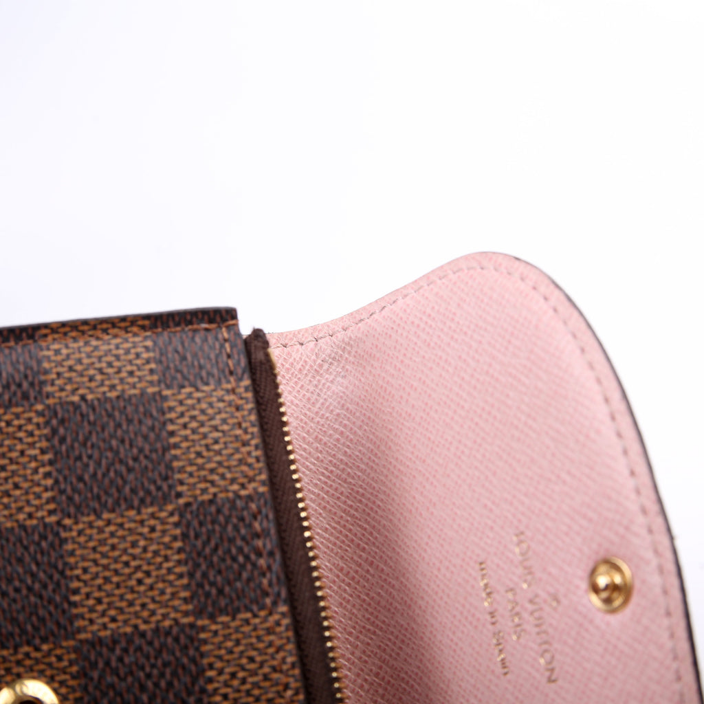 Rosalie Coin Purse Damier Ebene Pink