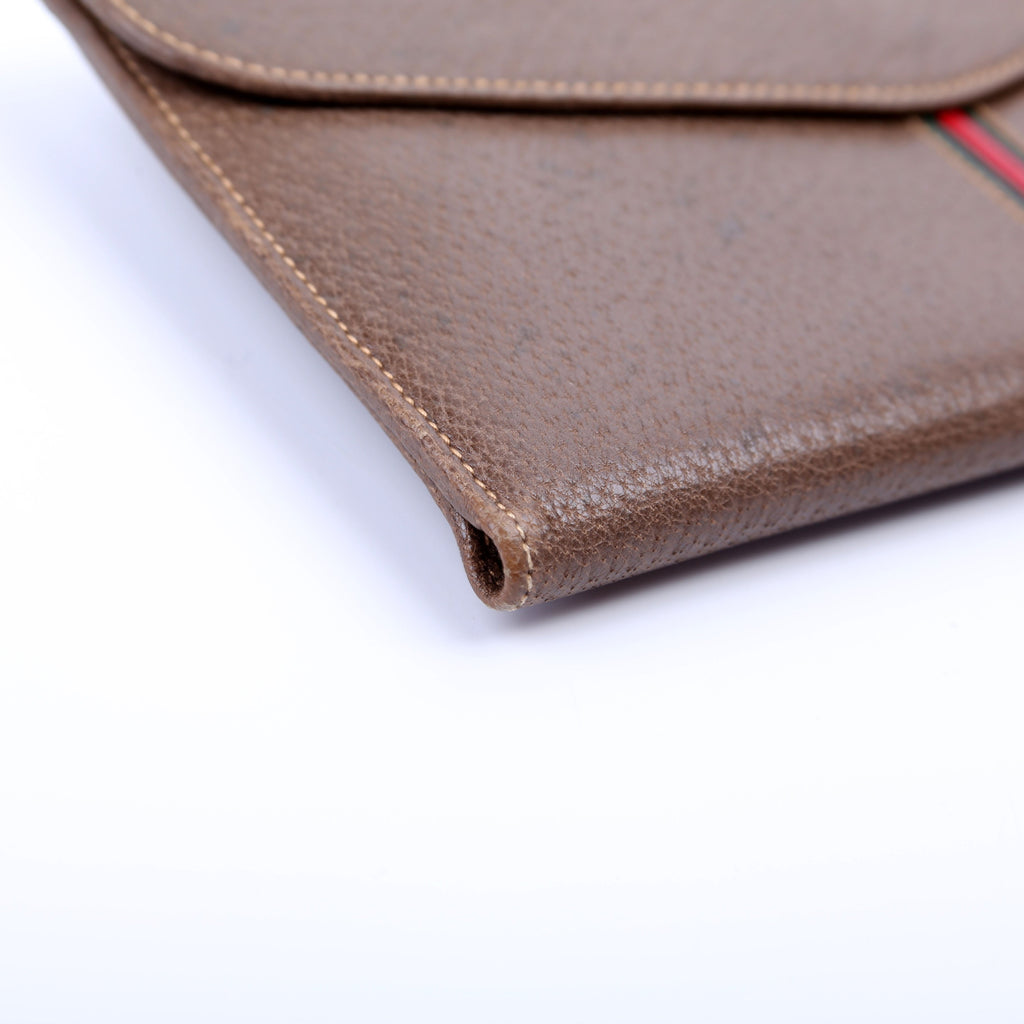 035.904 Vintage Leather Web Wallet Brown