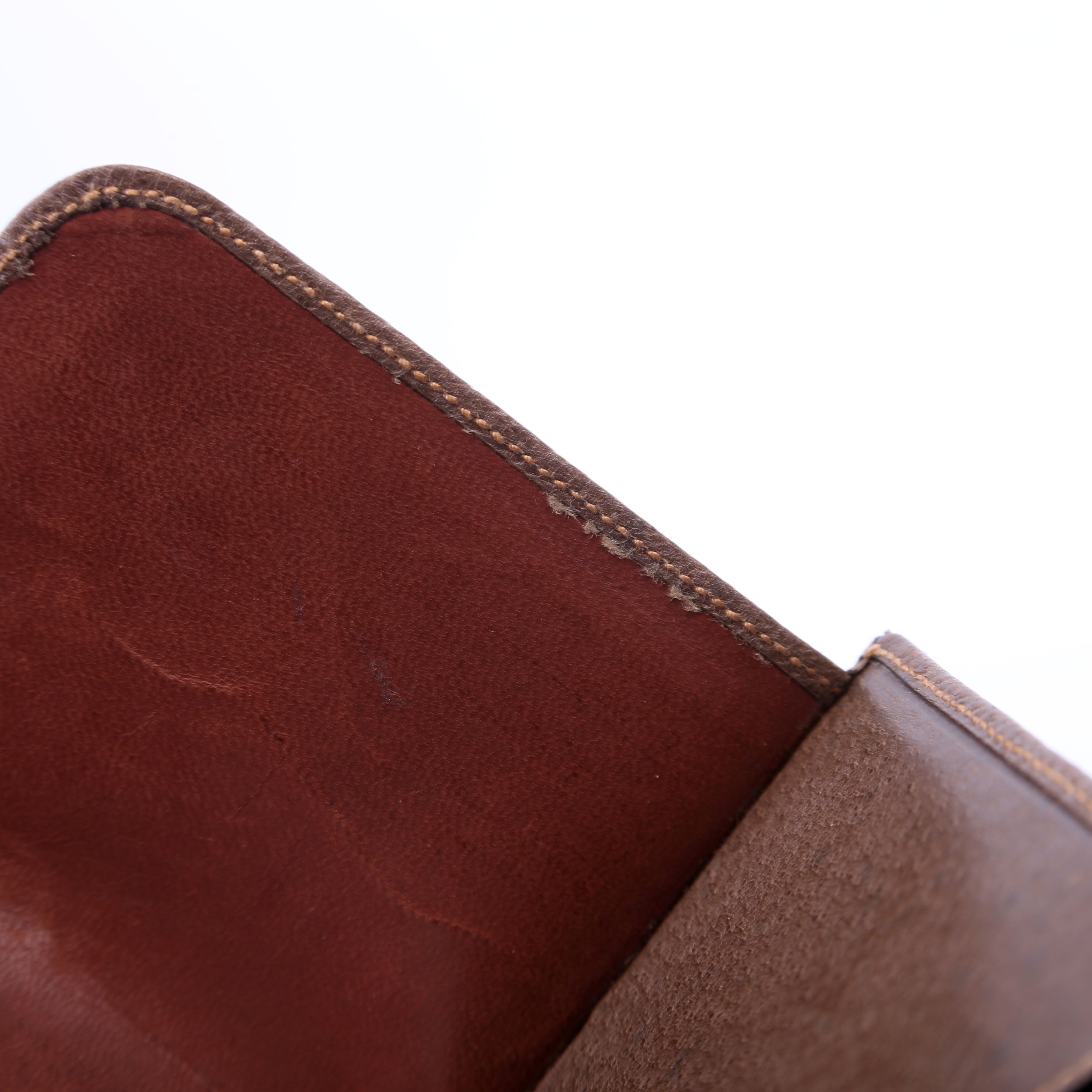 035.904 Vintage Leather Web Wallet Brown