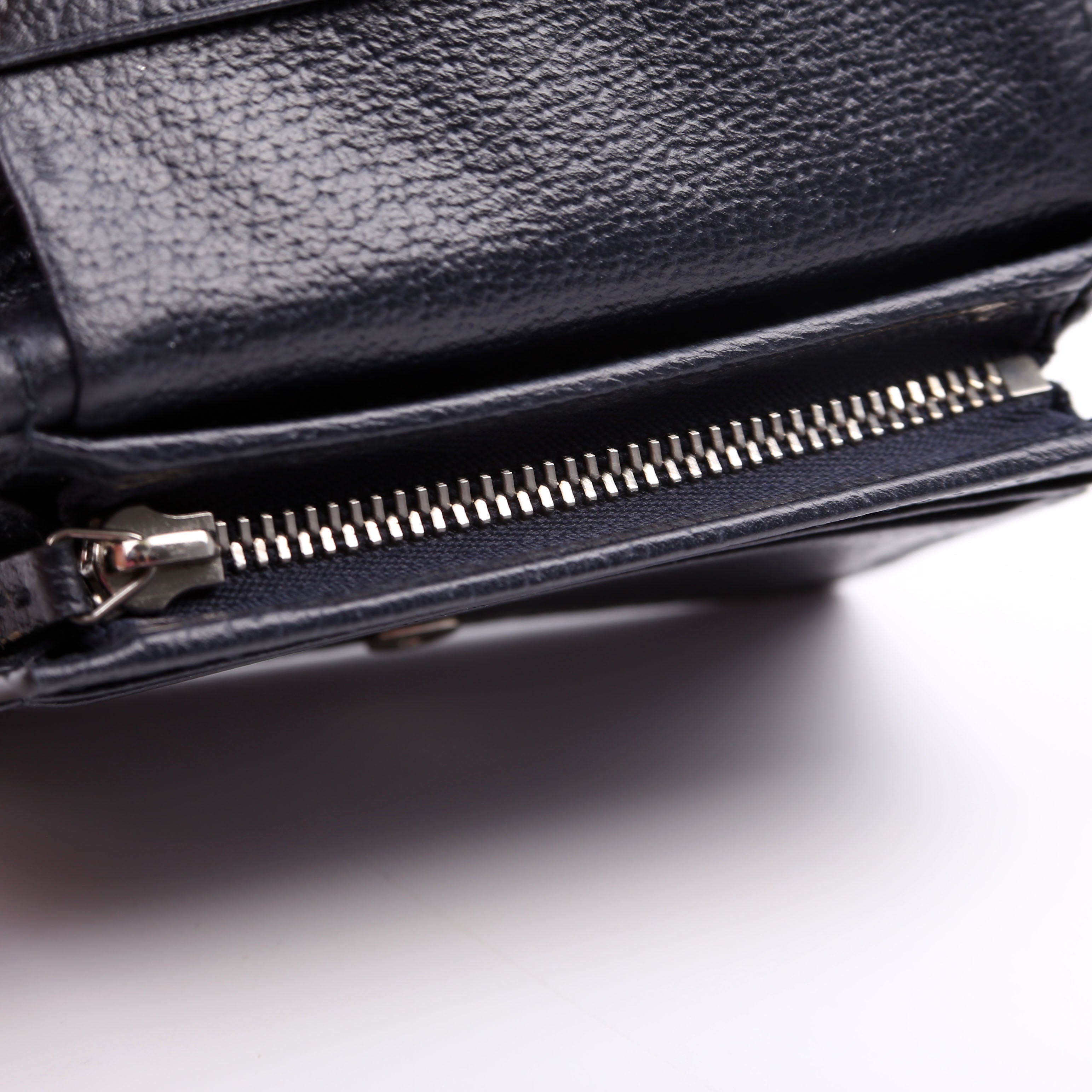 523155 Ophidia GG Card Case Wallet Navy