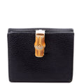 335967 Bamboo Compact Wallet Black