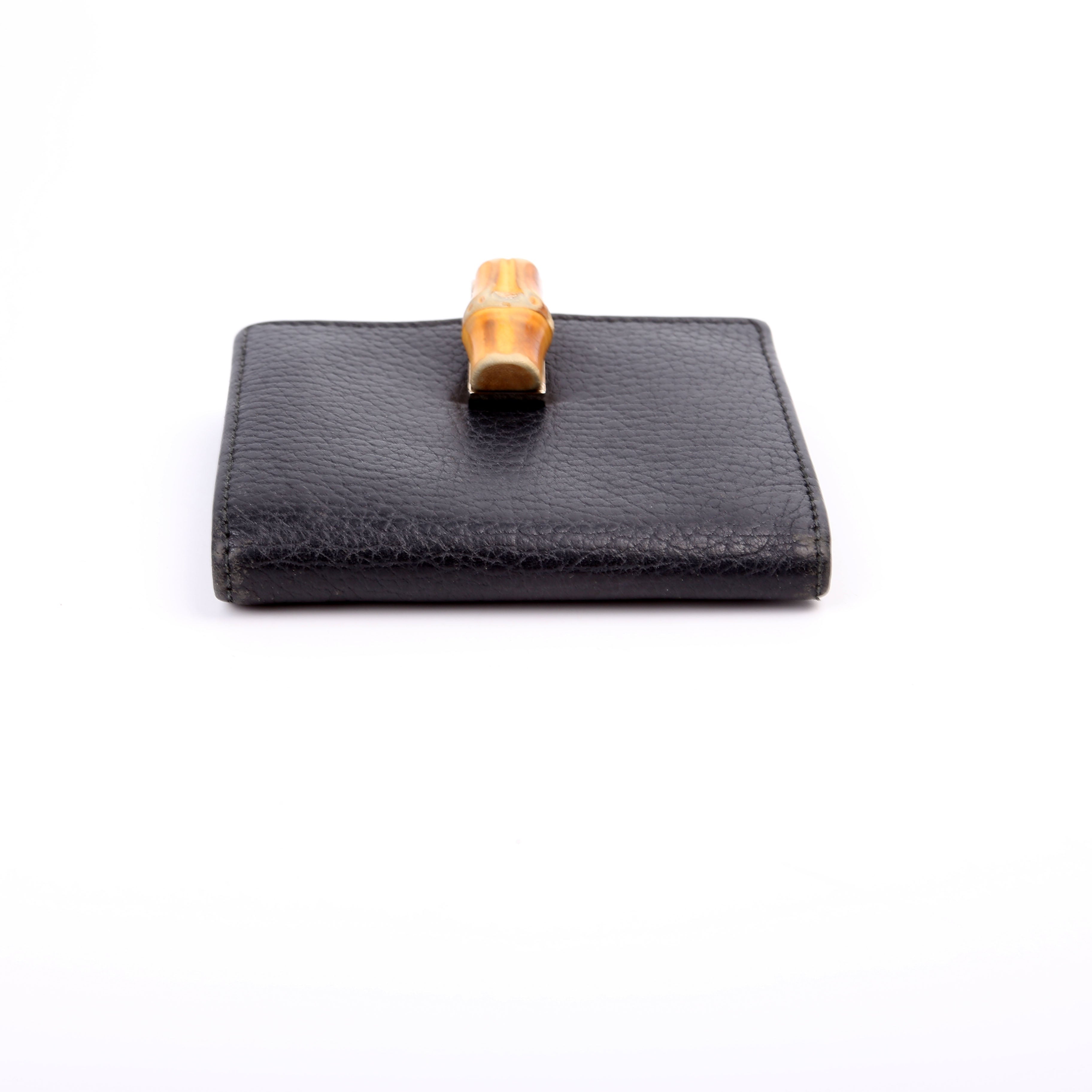 335967 Bamboo Compact Wallet Black