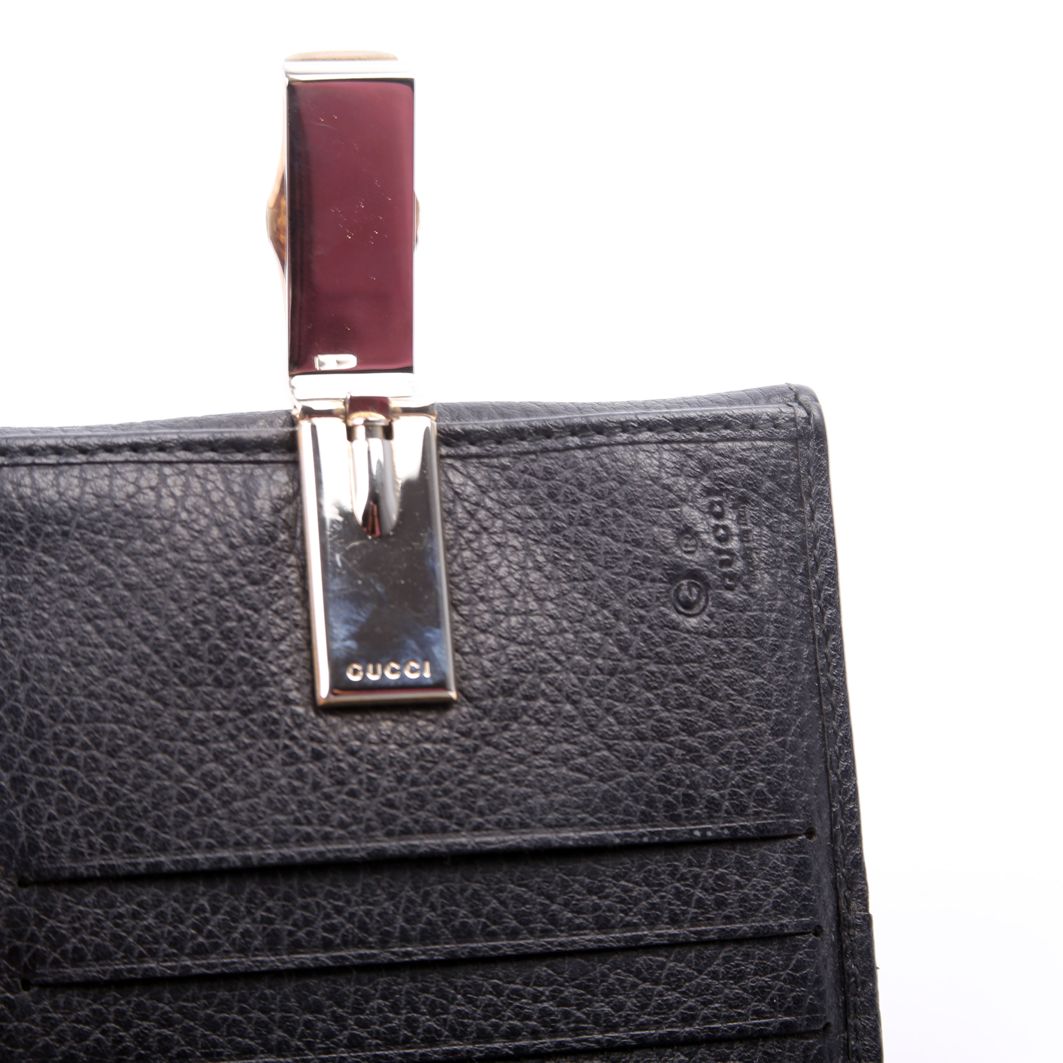 335967 Bamboo Compact Wallet Black