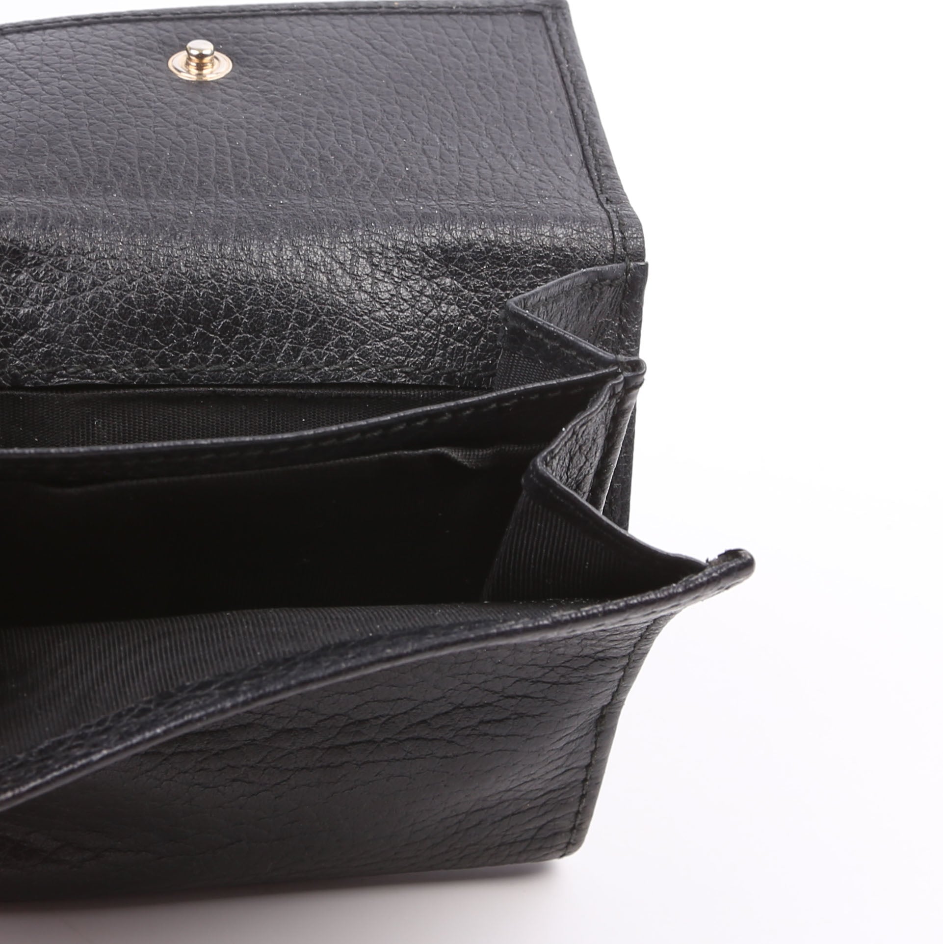 335967 Bamboo Compact Wallet Black