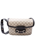 815178 GG Supreme 1955 Horsebit Soft Medium Shoulder Bag Black