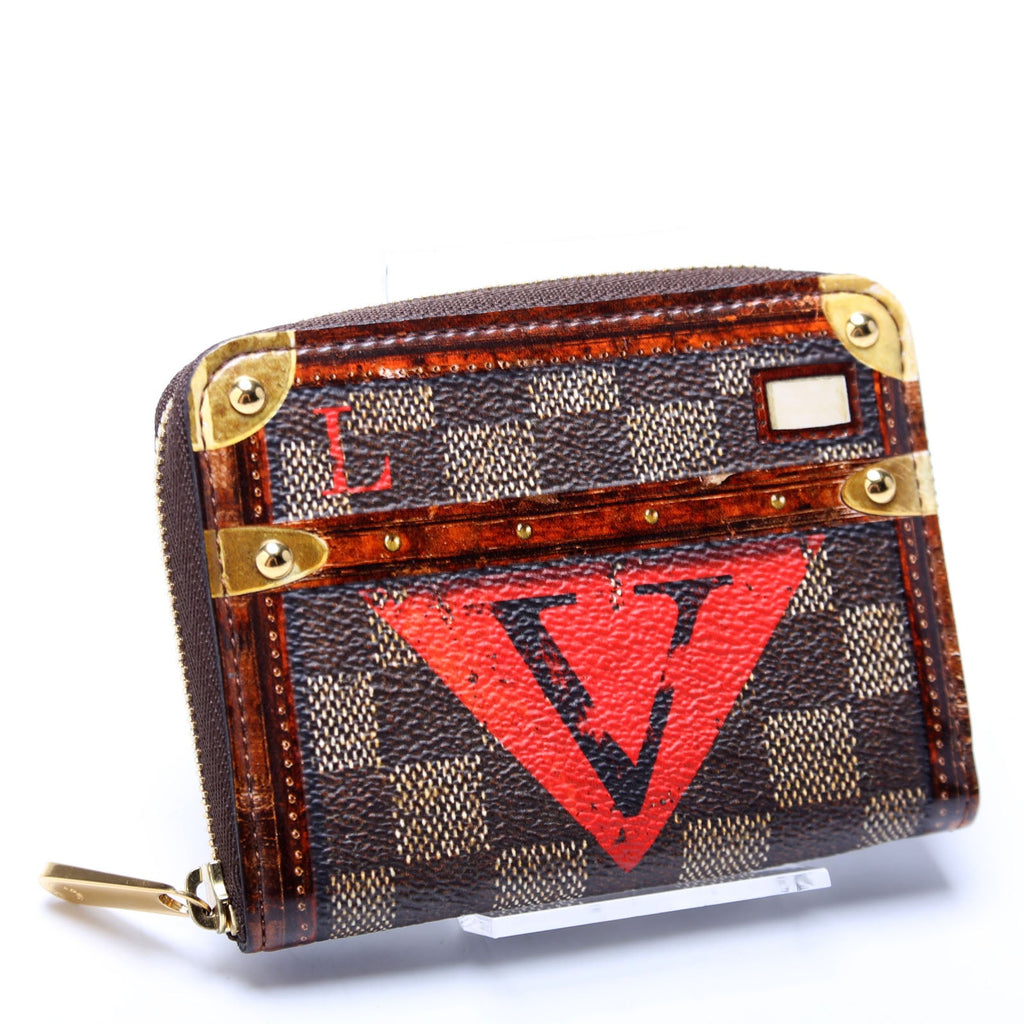Time Trunk Zippy Coin Purse Damier Ebene