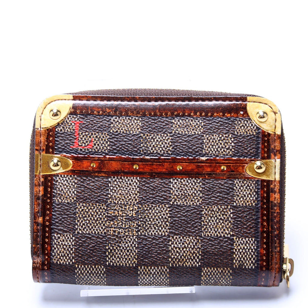 Time Trunk Zippy Coin Purse Damier Ebene