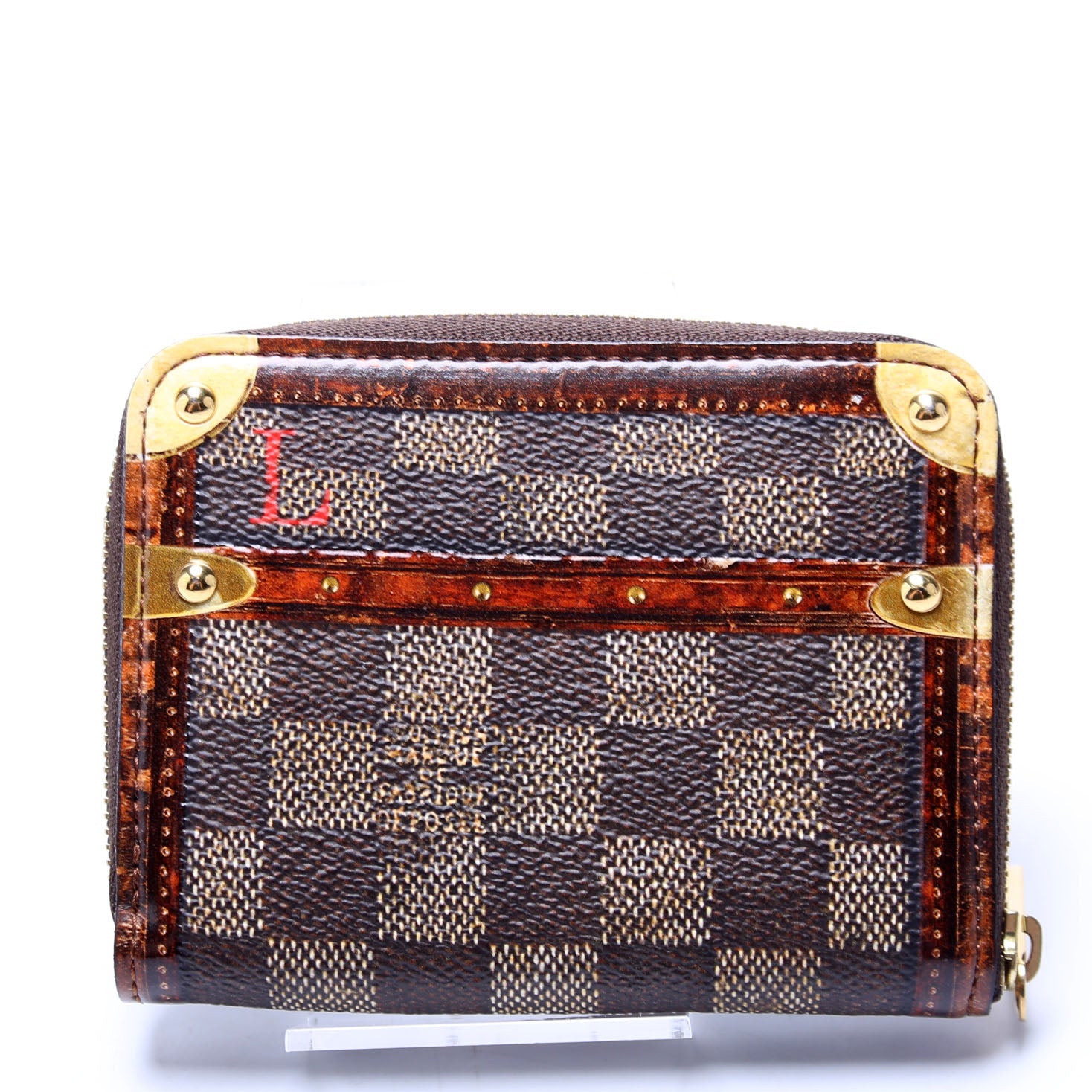 Time Trunk Zippy Coin Purse Damier Ebene