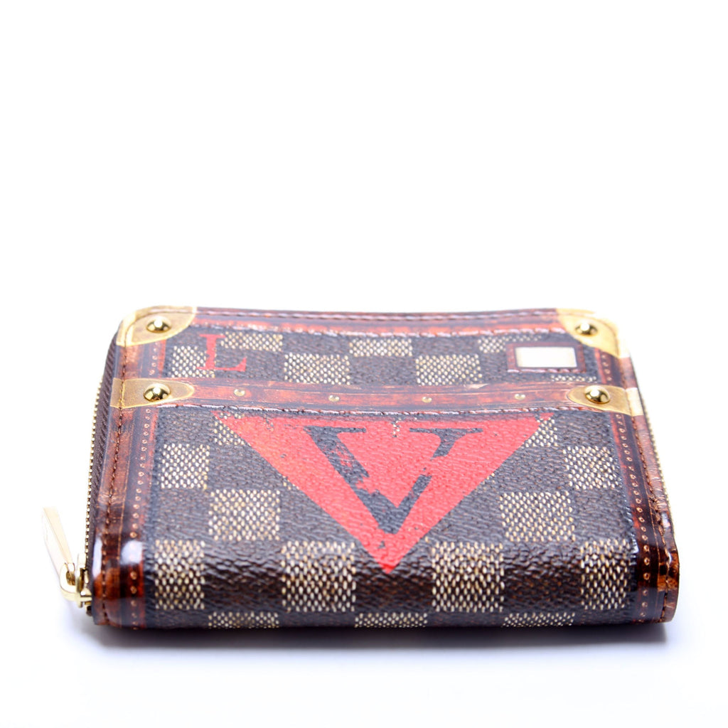 Time Trunk Zippy Coin Purse Damier Ebene