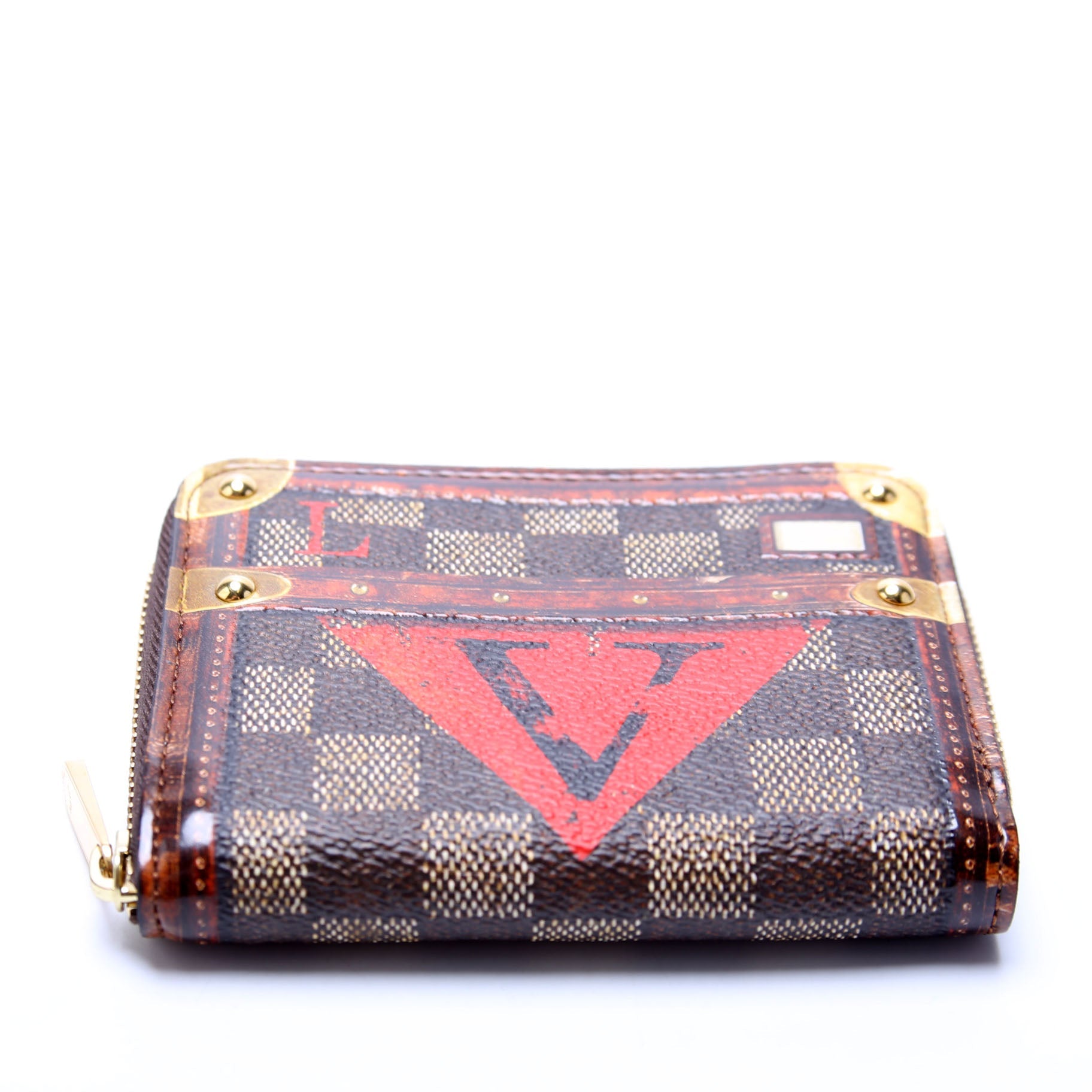 Time Trunk Zippy Coin Purse Damier Ebene