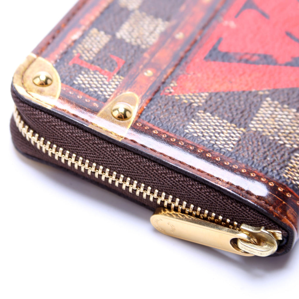Time Trunk Zippy Coin Purse Damier Ebene