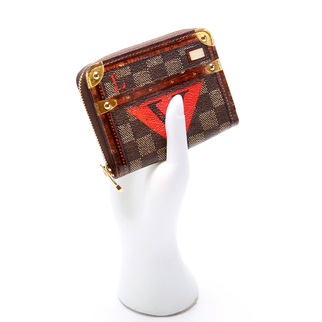 Time Trunk Zippy Coin Purse Damier Ebene