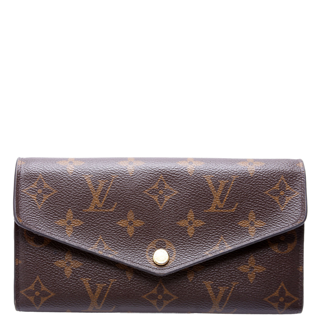Sarah Wallet Monogram Newer Red