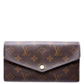 Sarah Wallet Monogram Newer Red