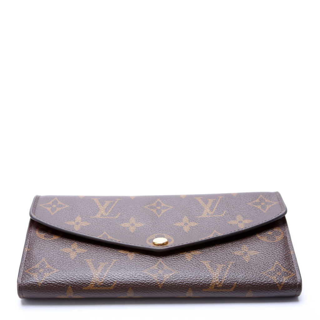 Sarah Wallet Monogram Newer Red