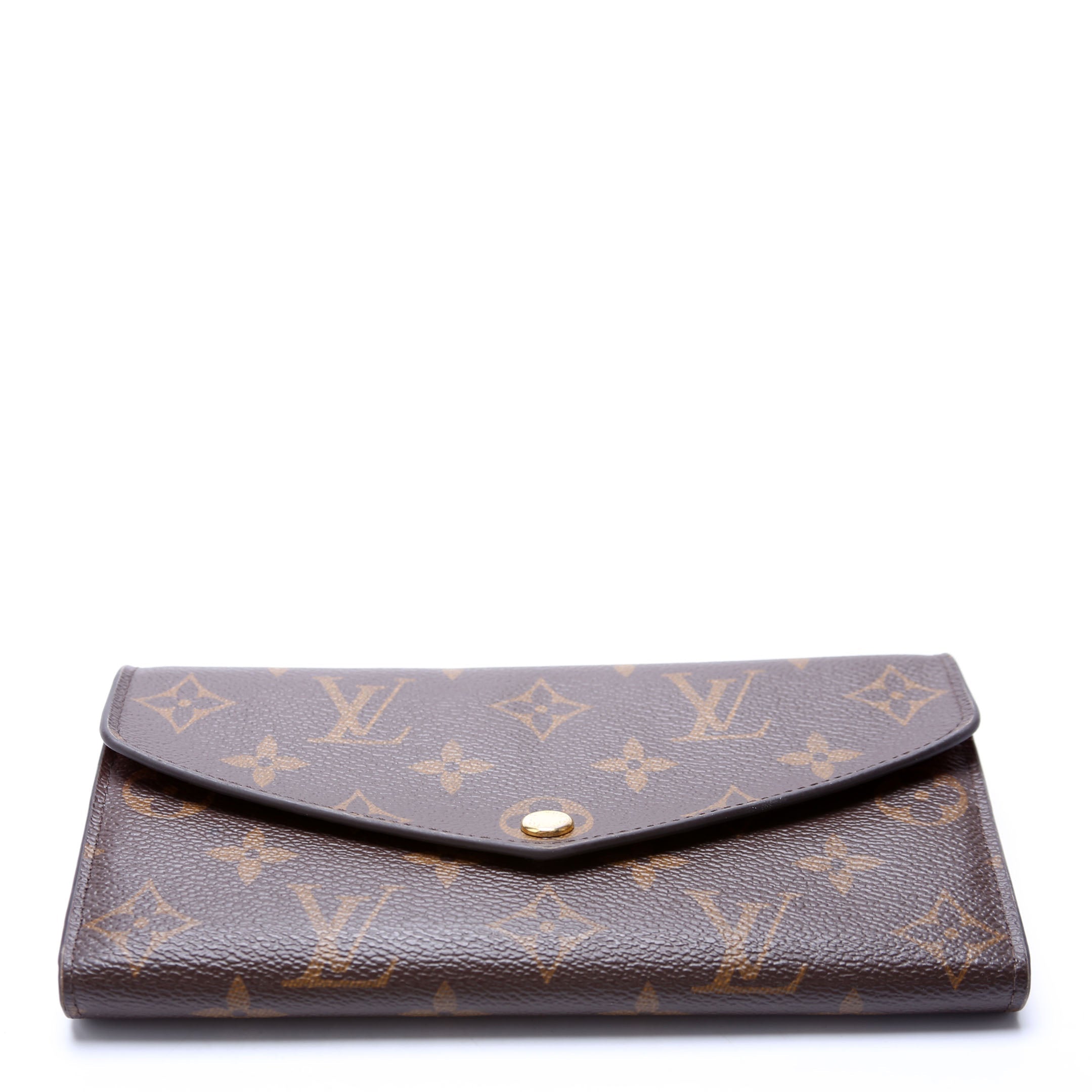 Sarah Wallet Monogram Newer Red