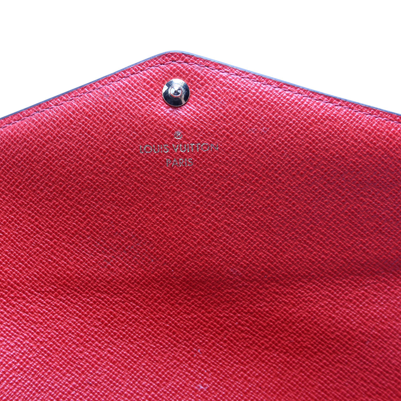 Sarah Wallet Monogram Newer Red