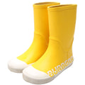 Kids Logo Rubber Rain Boots Size 30 Yellow
