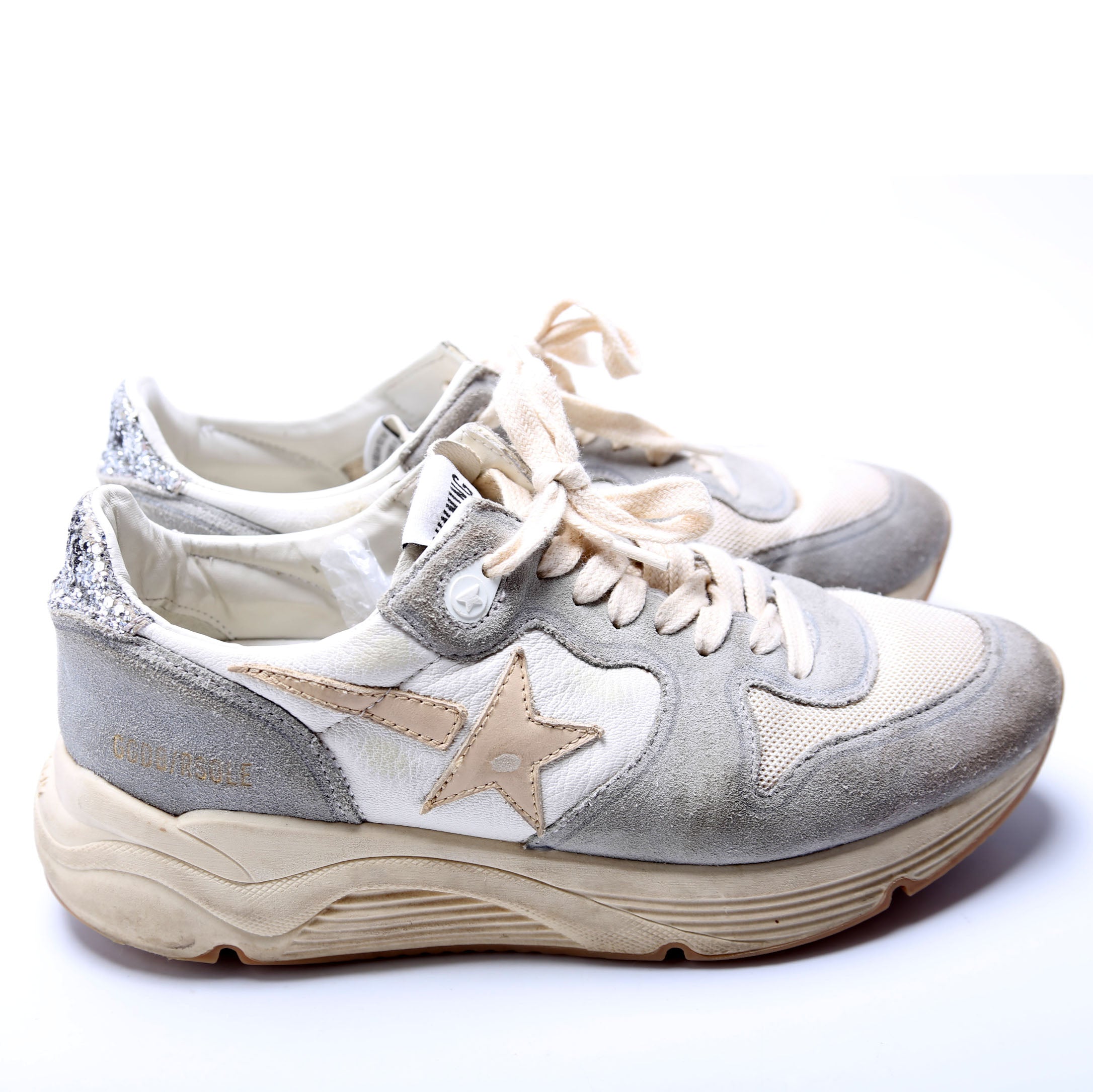 Running Sneakers Size 38 White/Grey