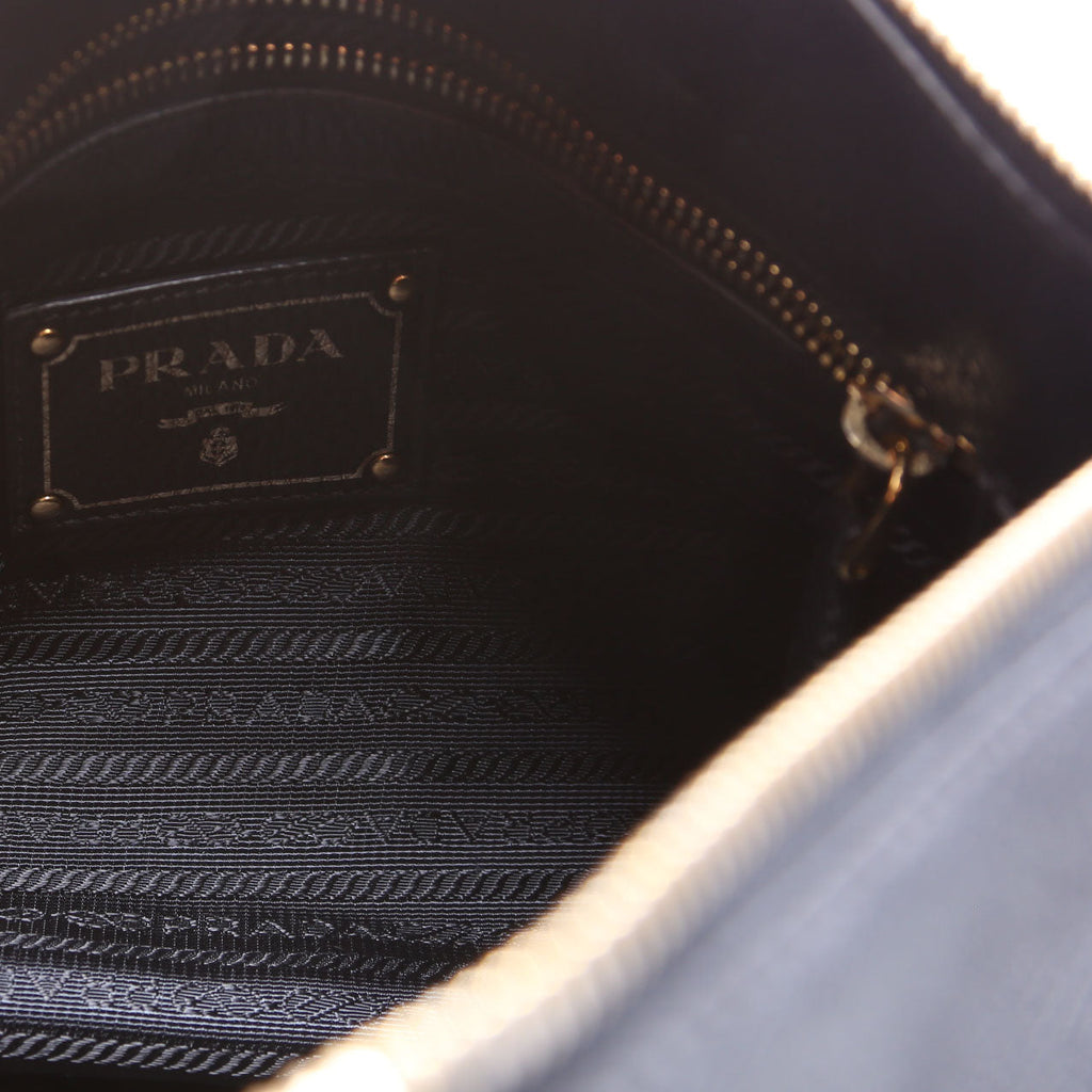 1BB023 Vitello Daino Phenix Boston Bag Black