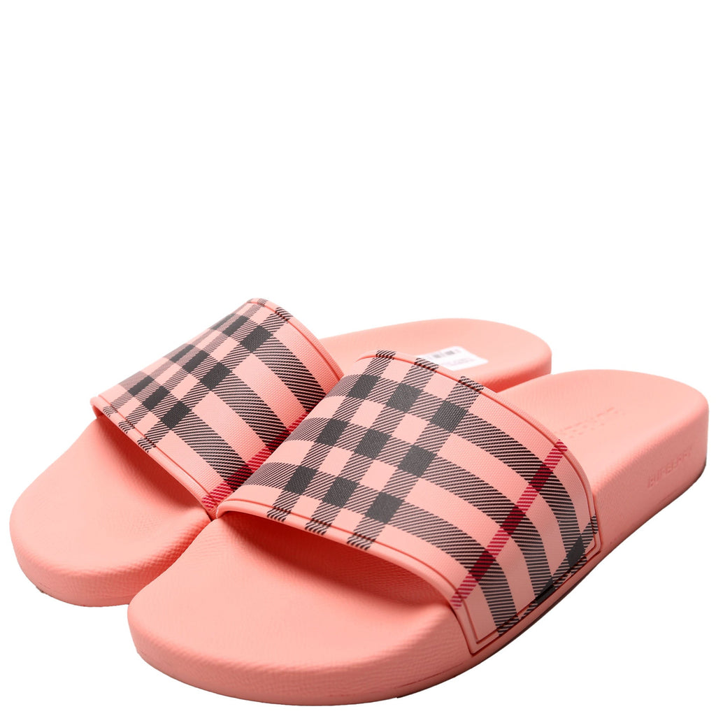 Furley Vintage Check Pool Slide Size 37