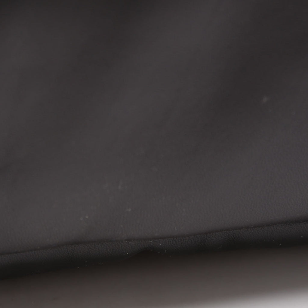 SAINT LAURENT Lambskin Debossed Logo Duffle Bag Large 797640 Black