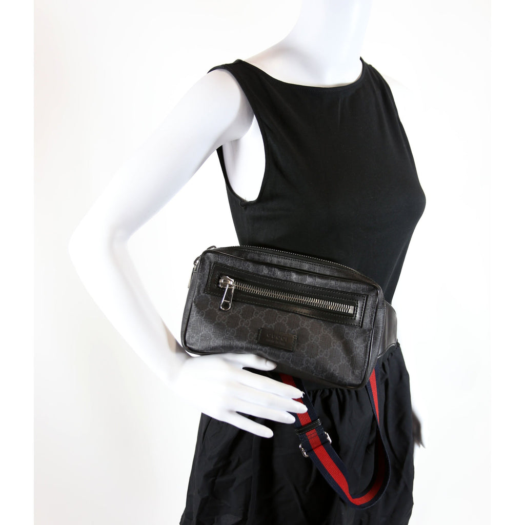 474293 Soft GG Supreme Belt Bag Black