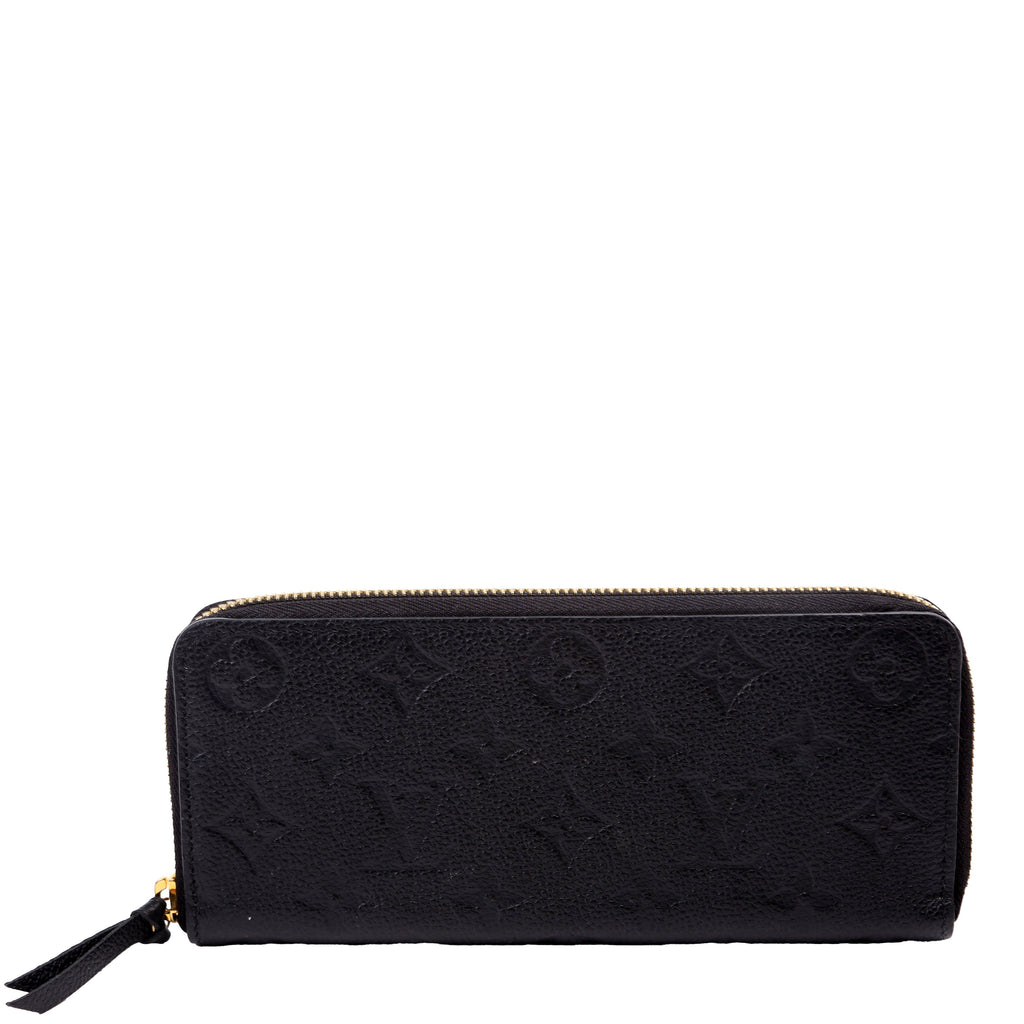 Clemence Wallet Empreinte Black