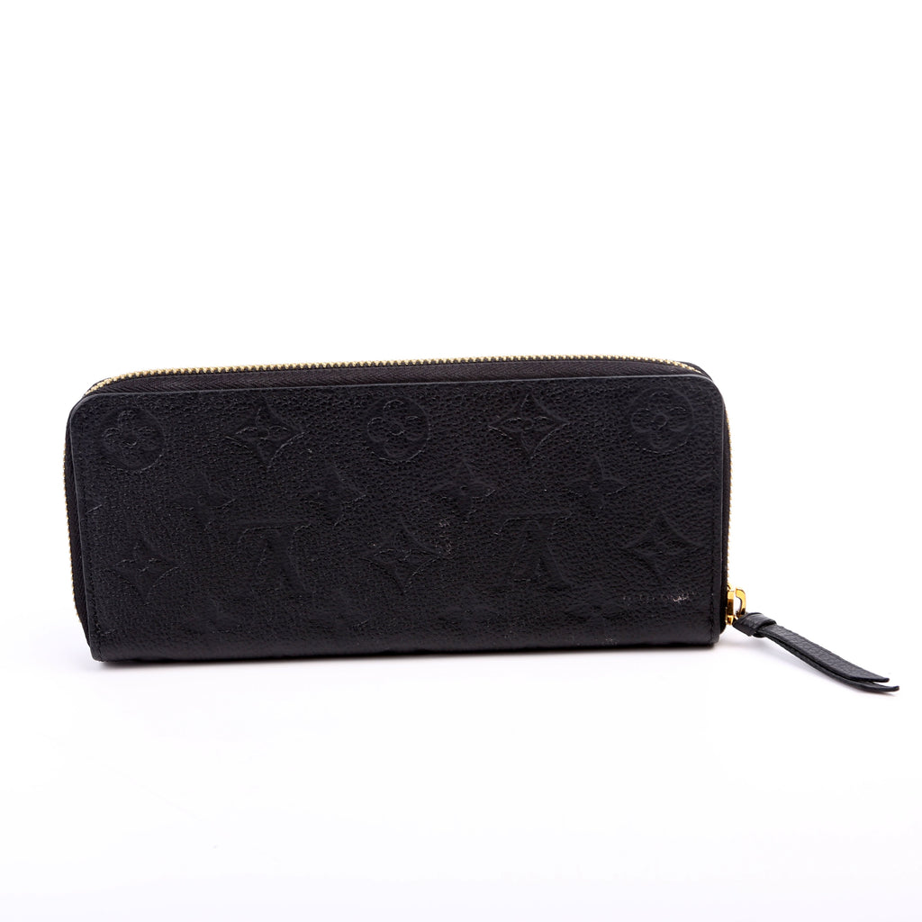 Clemence Wallet Empreinte Black