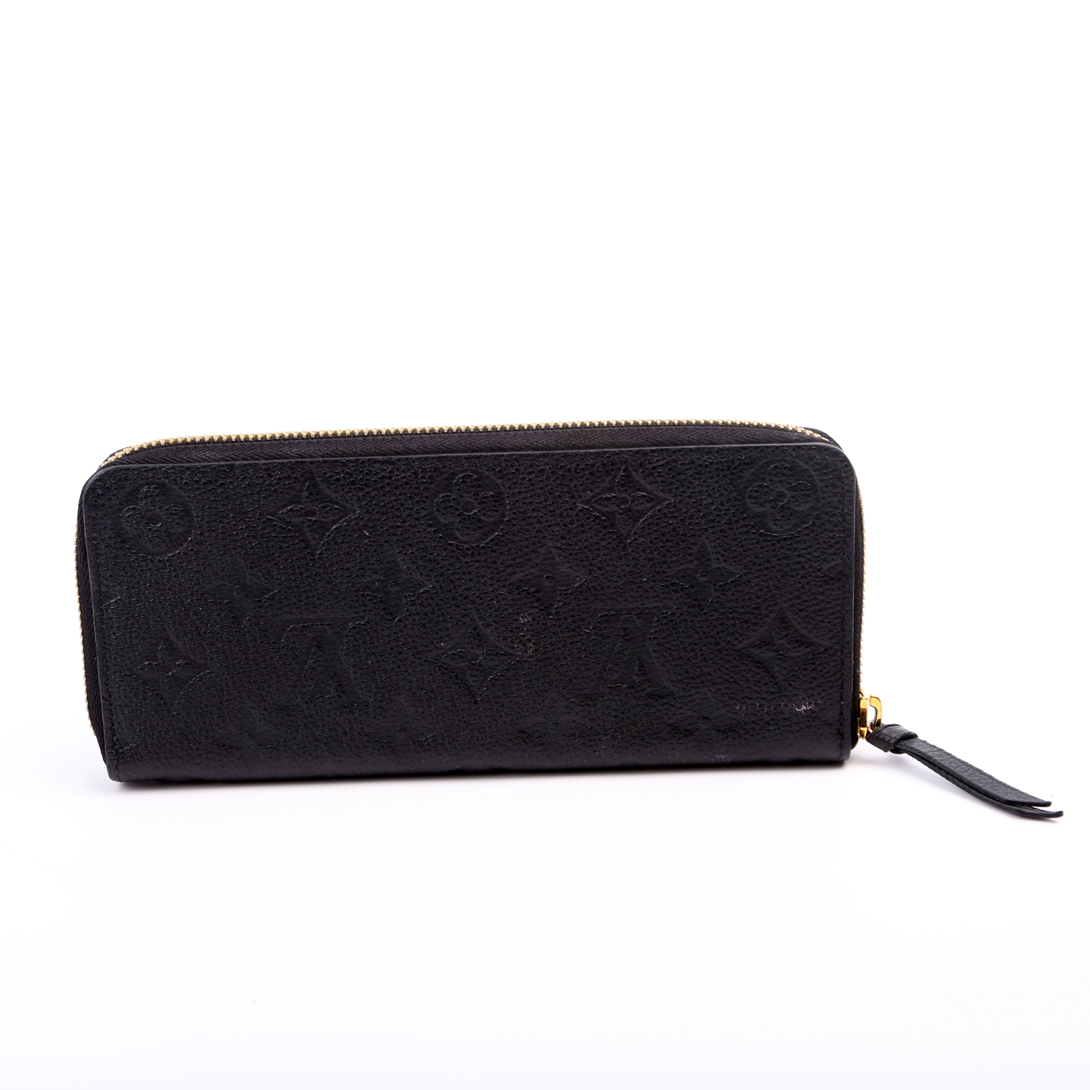 Clemence Wallet Empreinte Black