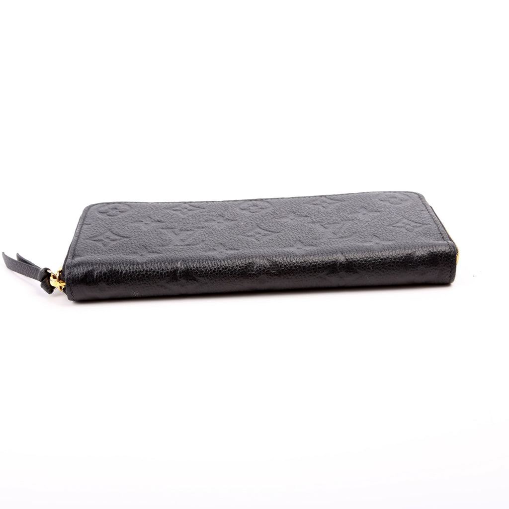 Clemence Wallet Empreinte Black