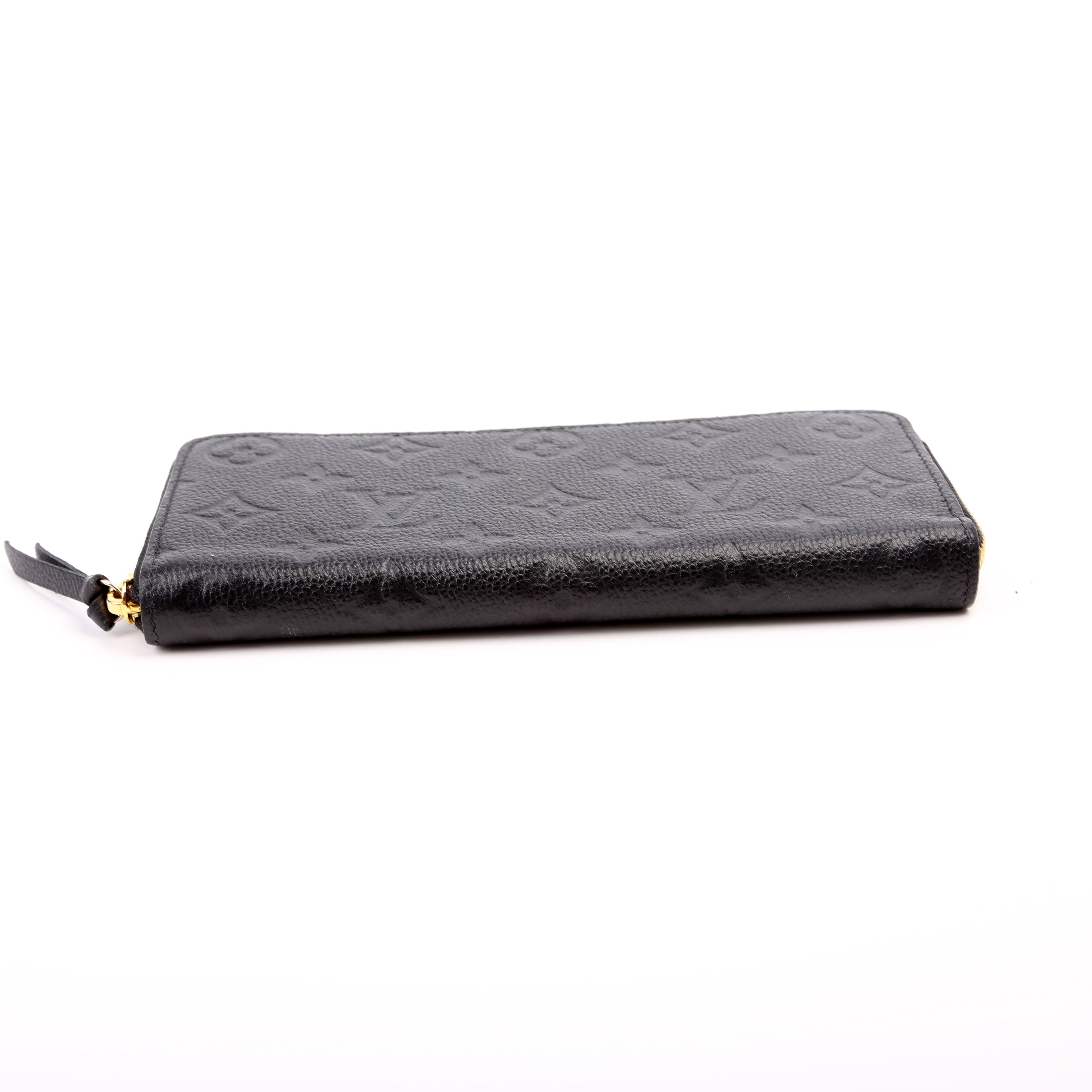Clemence Wallet Empreinte Black