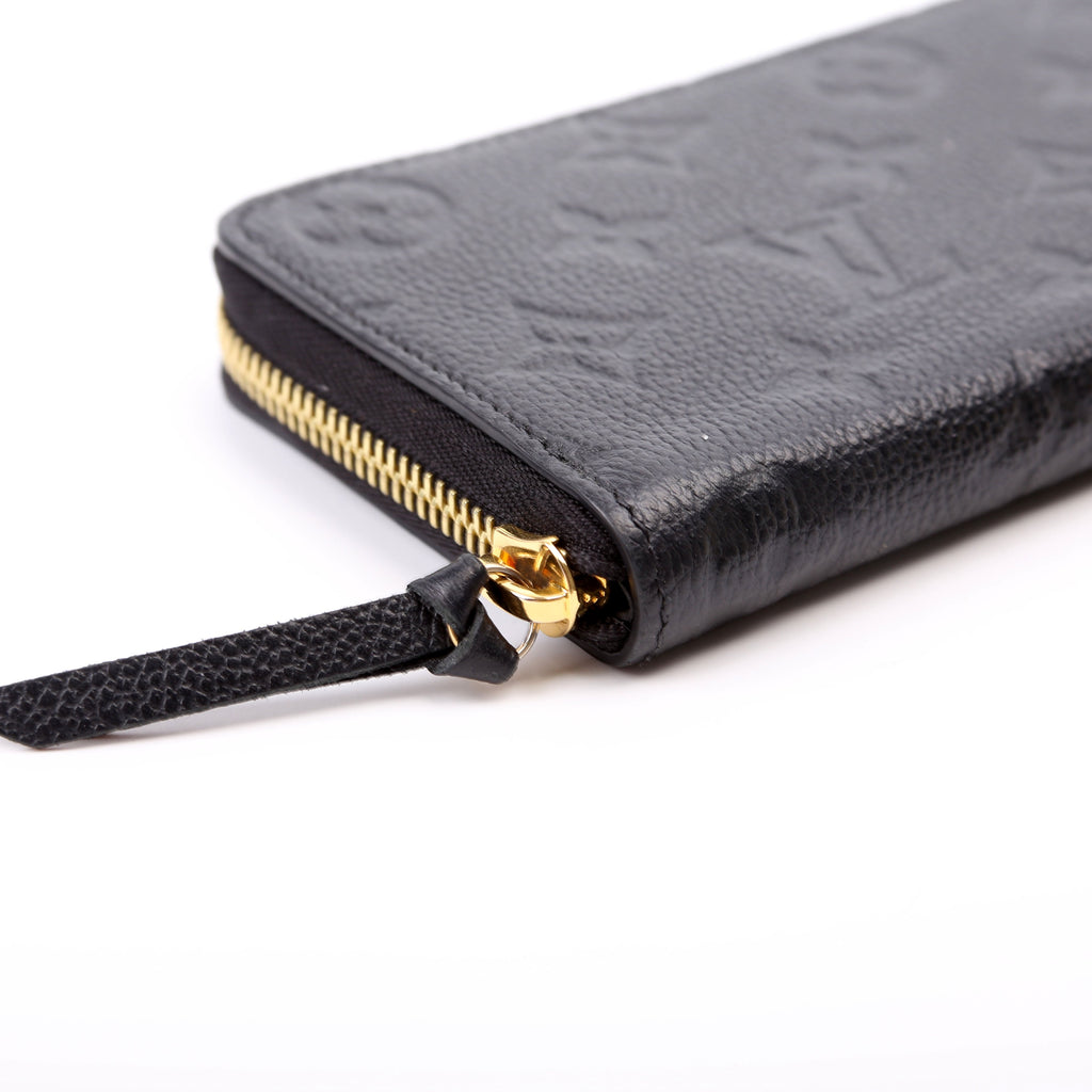 Clemence Wallet Empreinte Black