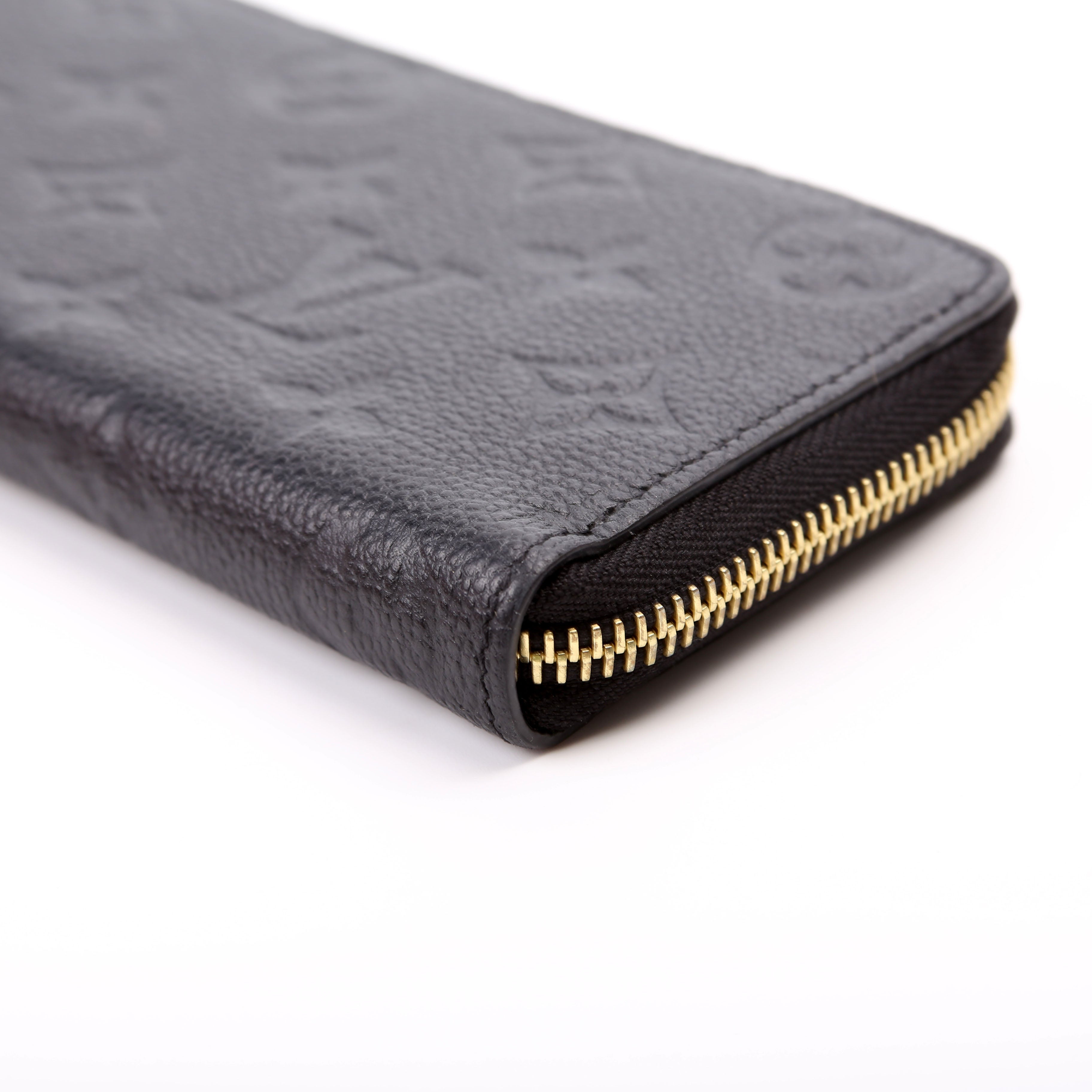 Clemence Wallet Empreinte Black