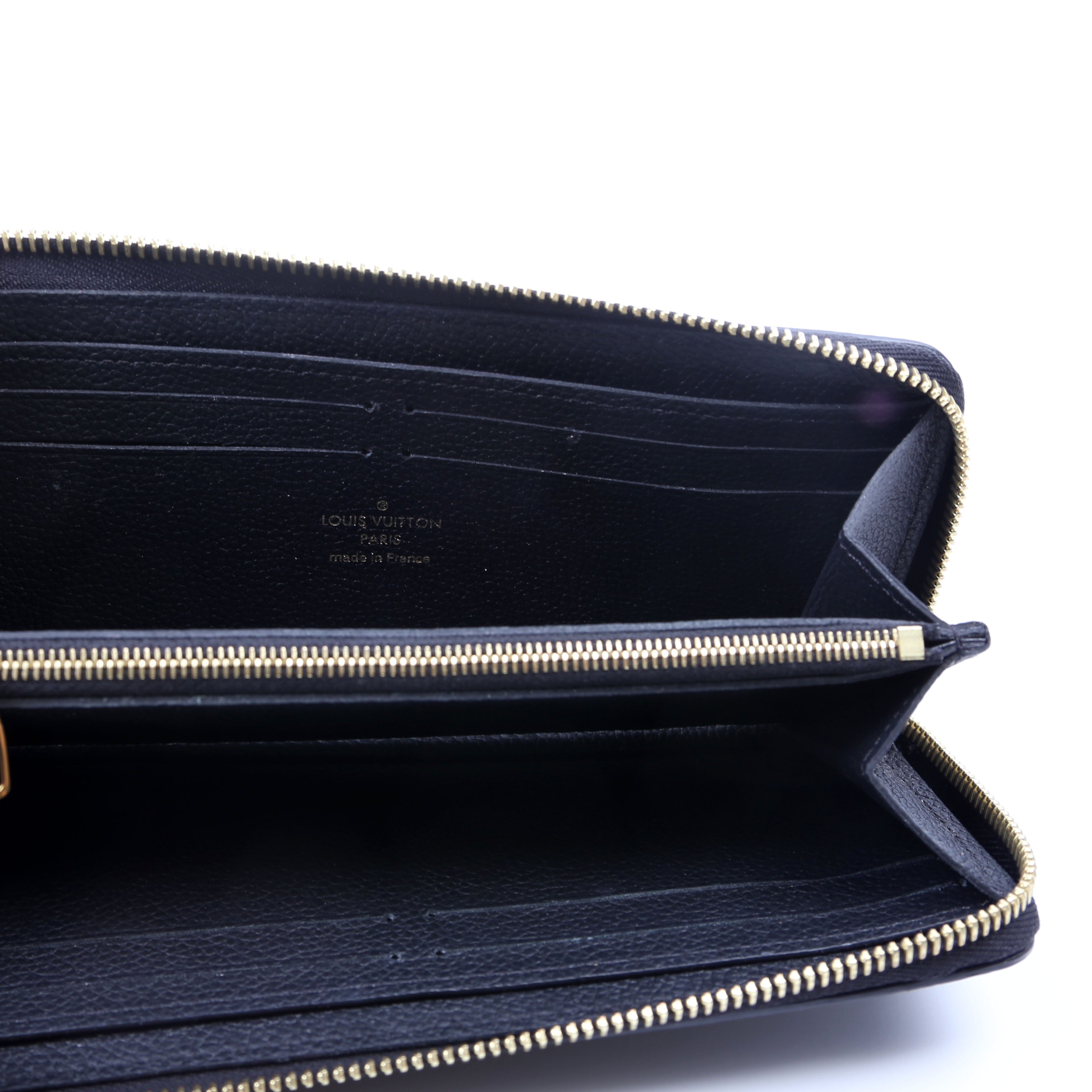 Clemence Wallet Empreinte Black