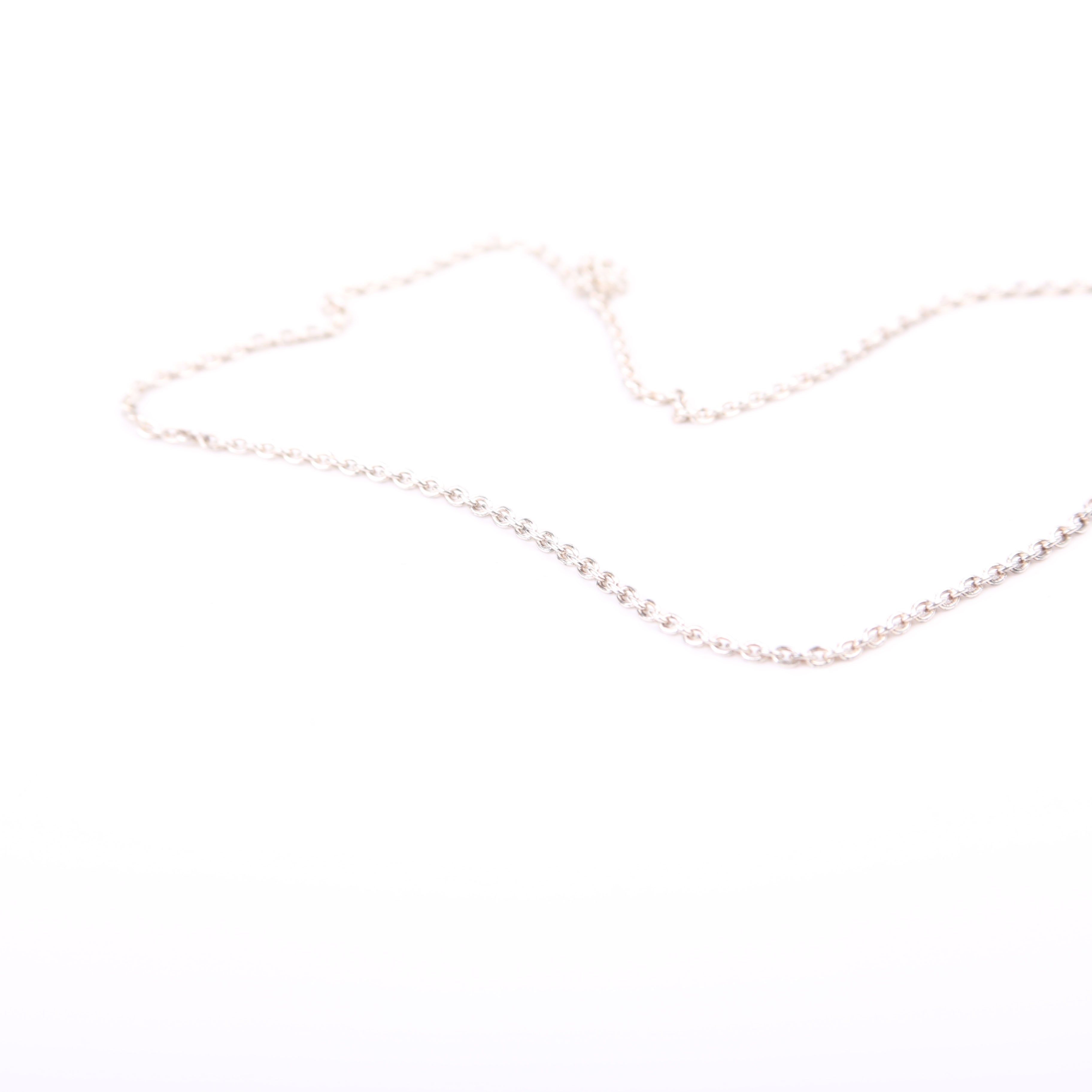 Caviar Two-Tone Toggle Chain 925/750 Necklace Silver
