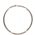 Metro Cable Collar 925/585 Necklace Silver
