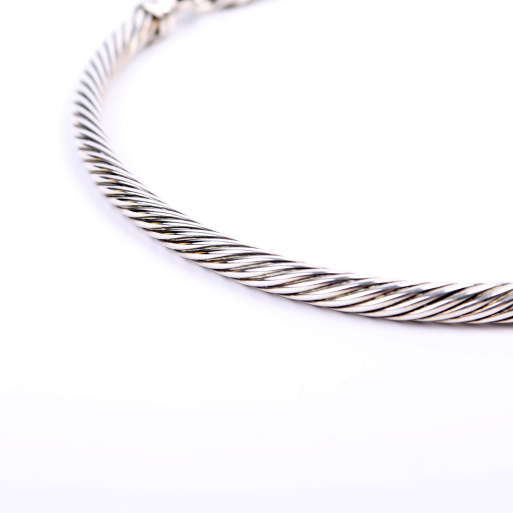Metro Cable Collar 925/585 Necklace Silver