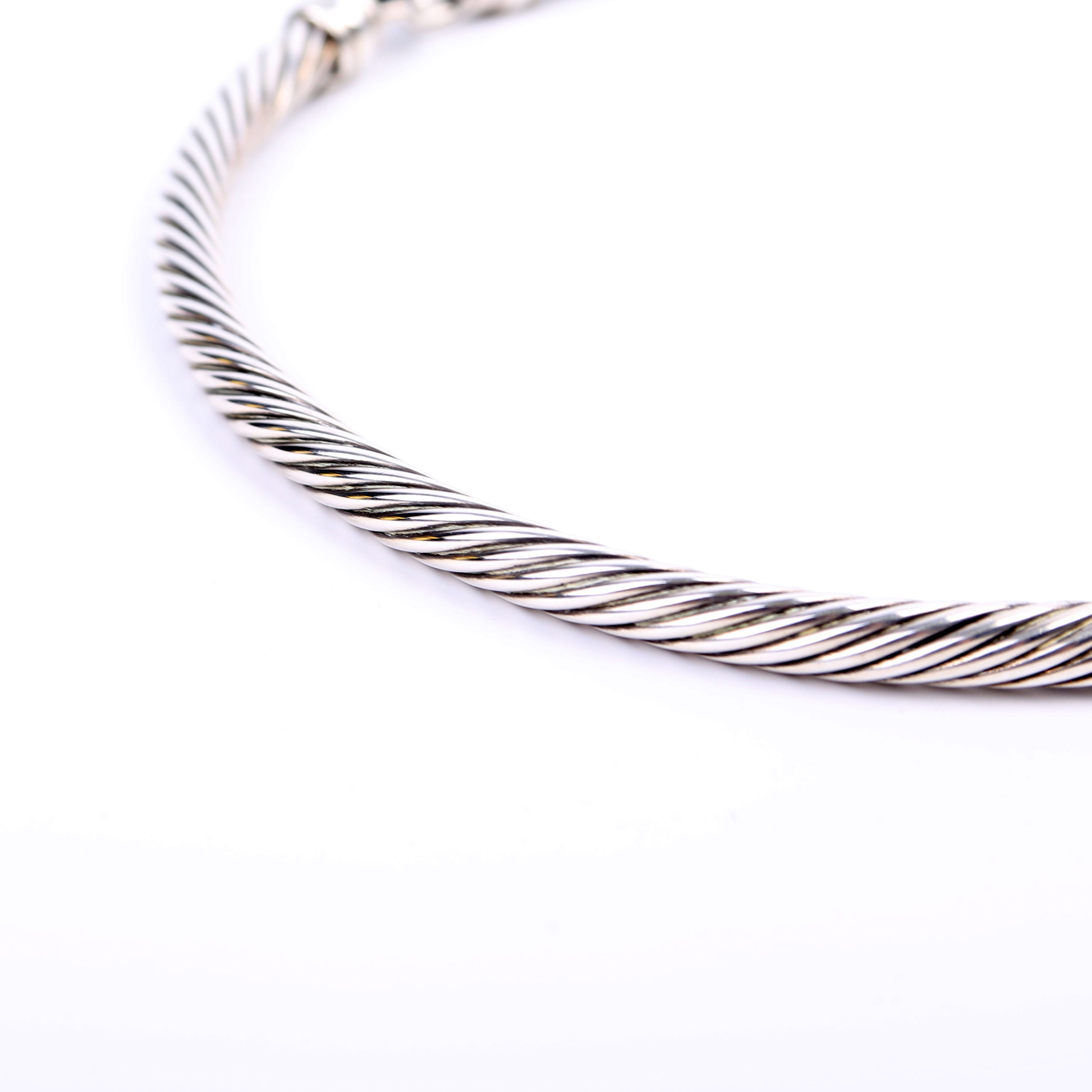 Metro Cable Collar 925/585 Necklace Silver