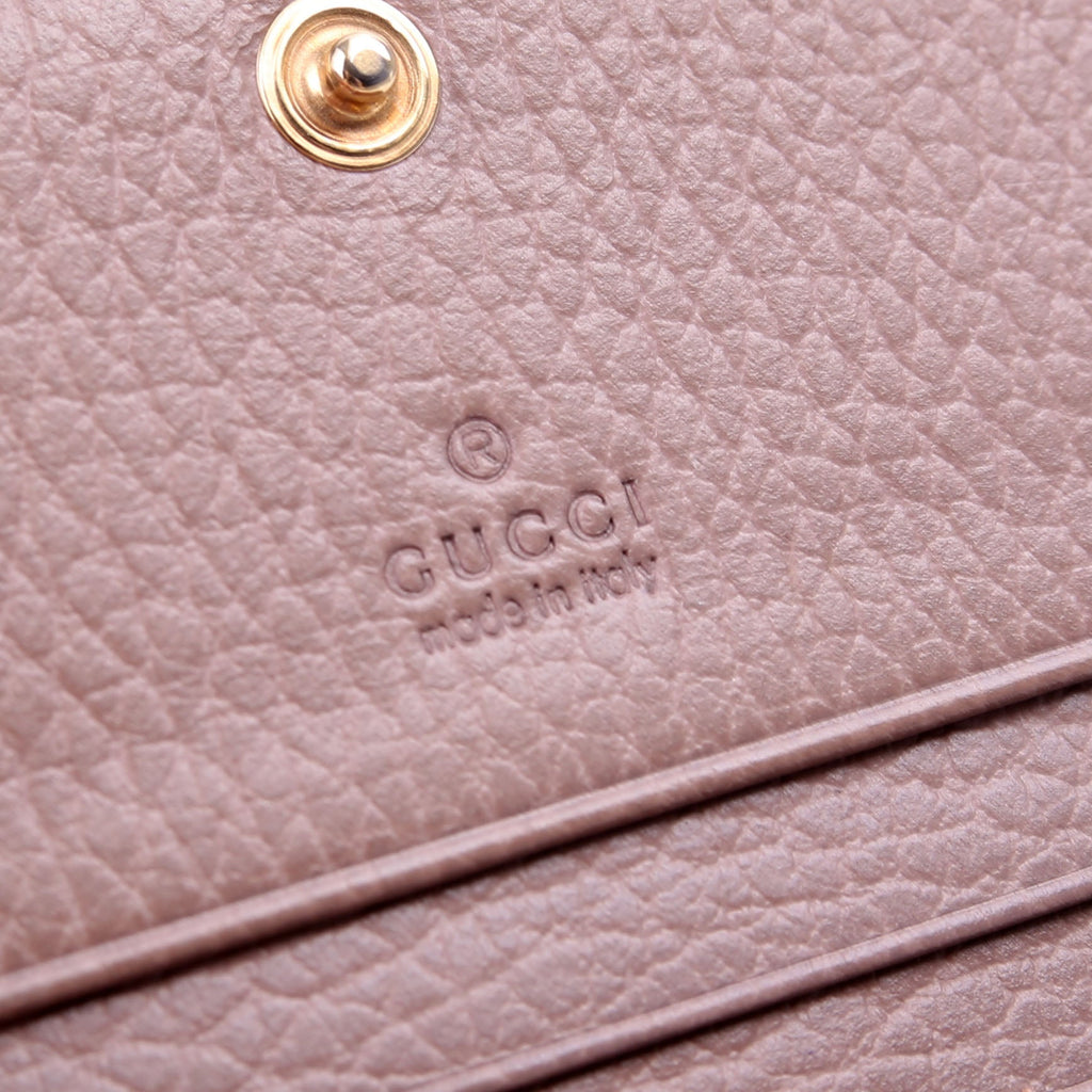 658610 GG Supreme Marmont Card Case Beige