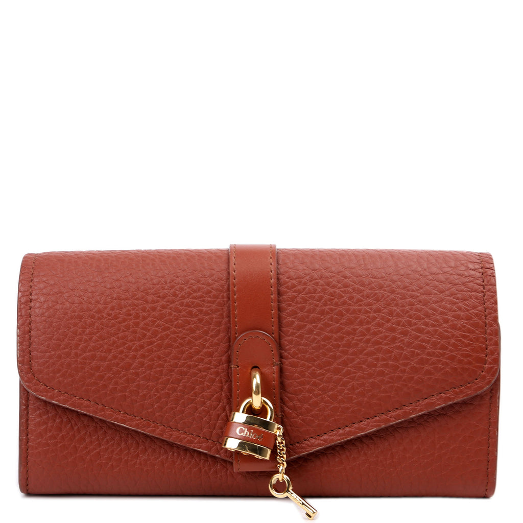 Aby Continental Flap Wallet Brown