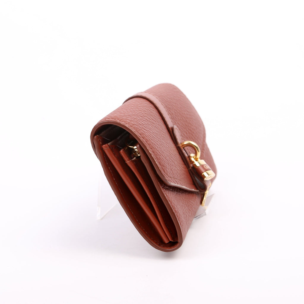 Aby Continental Flap Wallet Brown
